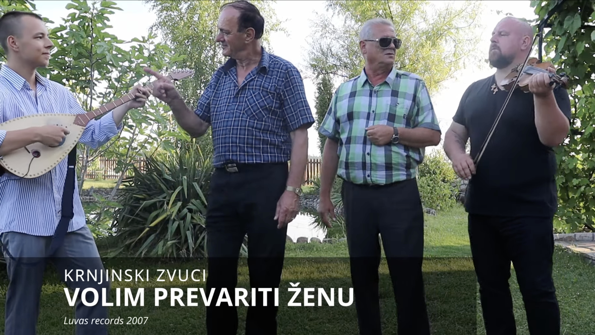 Krnjinski Zvuci - Volim prevariti ženu (Tekst + Video)