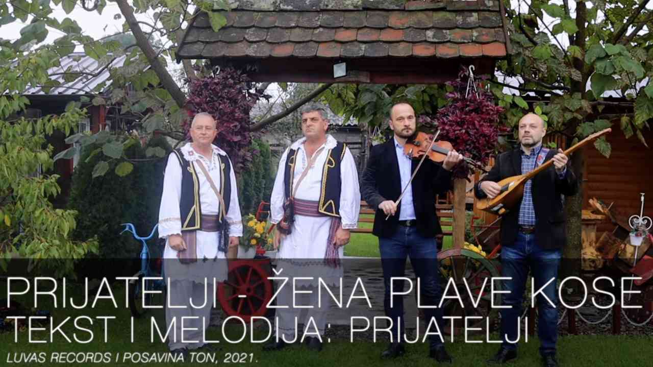 Prijatelji - Žena plave kose (Tekst + Video)