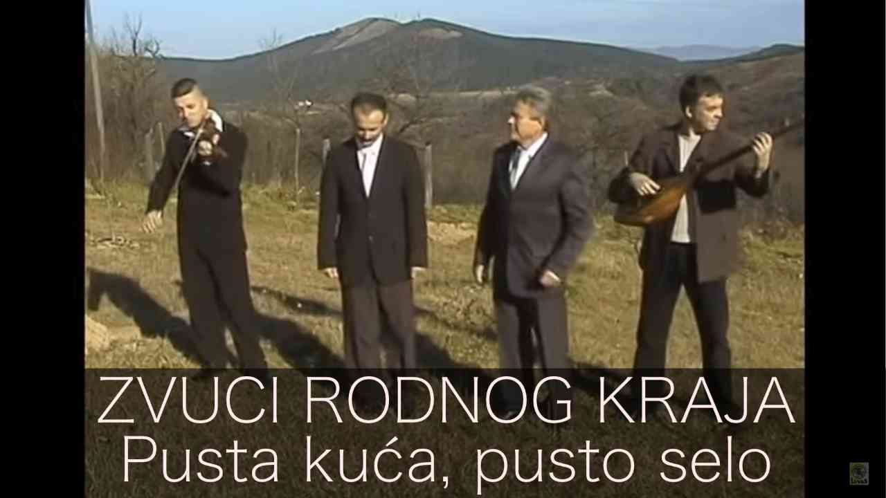 Zvuci Rodnog Kraja - Pusta kuća pusto selo (Tekst + Video)