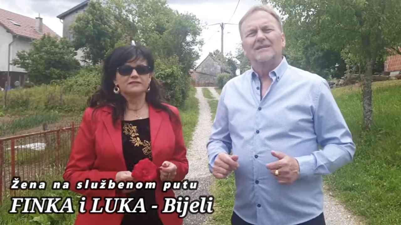 Finka i Luka Bijeli - Žena na službenom putu (TEKST + VIDEO)